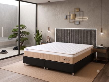 Imagen de Conjunto Sommier Auris Gel King 32cm