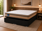 Imagen de Cjto. Baulera Extra King 193x203 Selectus 24 cm D45 Firme Alta Dens.