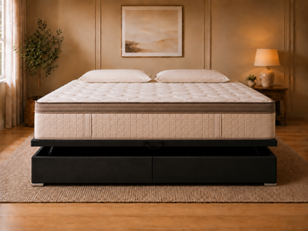 Imagen de Conjunto Baulera Royal Látex Extra King 36cm