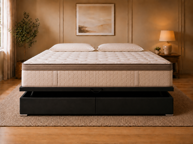 Imagen de Conjunto Baulera Royal Látex Extra King 36cm