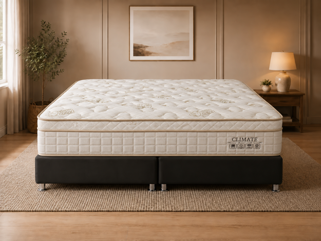 Imagen de Conjunto Sommier Climate Copper Extra King 35cm