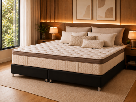 Imagen de Conjunto Sommier Royal Látex Extra King 25cm