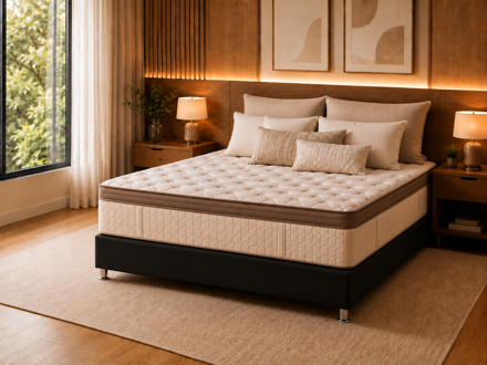 Imagen de Conjunto Sommier Royal Látex 2 Plazas 36cm