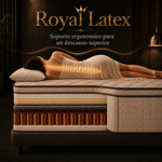 Imagen de Conjunto Baulera Royal Látex Queen 36cm
