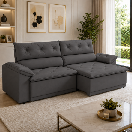 Imagen de Sillón retráctil Ibiza 2,10 gris
