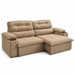 Imagen de Sillón Reclinable Liverpool Capuccino 2,40m