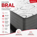 Imagen de Colchón Bral Queen 25cm