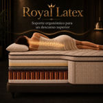Imagen de Conjunto Baulera Royal Látex Queen 25cm