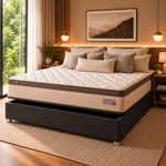 Imagen de Conjunto Baulera Royal Látex  2 Plazas 25cm