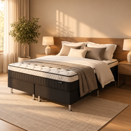 Imagen de Conjunto Sommier Grand Tech Queen 28cm