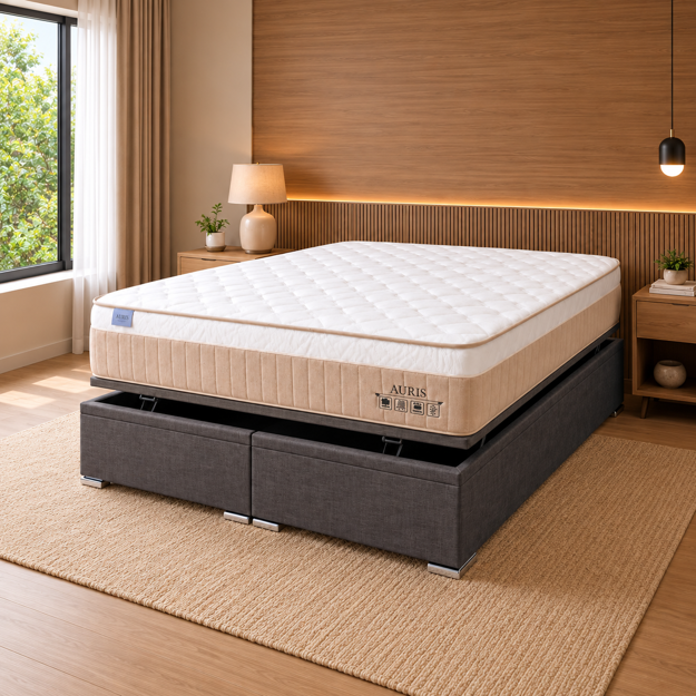 Imagen de Conjunto Baulera Auris Gel Queen 32cm
