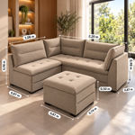 Imagen de Juego de Sillones Quebec Capuccino